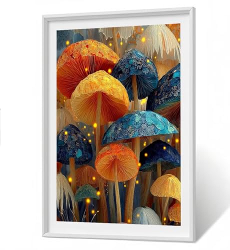 Abstrakt 5D Diamond Painting Erwachsene Groß 60x80 cm - Pilz Full Drill Diamant Painting Bilder, DIY Mosaic Bastelset für Kinder, Diamant Kunst Malerei Stickerei für Home Wand Decor ZBSF265 Abstrakt 5D Diamond Painting Erwachsene Groß 60x80 cm - Pilz Full Drill Diamant Painting Bilder, DIY Mosaic Bastelset für Kinder, Diamant Kunst Malerei Stickerei für Home Wand Decor ZBSF265 von ZHANGBINGSHENDIAN