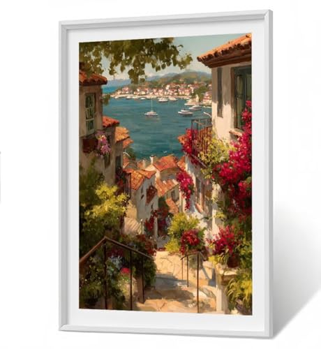 Abstrakt Diamond Painting Kit Groß XXL 30x40 cm, 5D DlY Landschaft Diamant Painting Bilder Kinder Full drill Daiments Malerei Erwachsene, Diamond Art Mosaic Stickerei Bastelset Wand Dekor ZBSF882 von ZHANGBINGSHENDIAN
