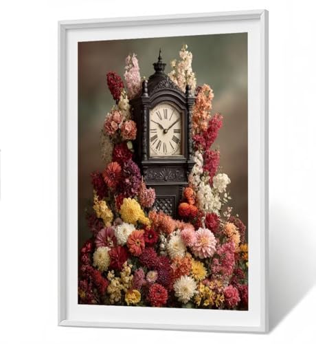 Blume Diamond Painting Erwachsene Groß XXL - Tischuhr 5D Full Drill Diamant Painting Bilder, DIY Mosaic Bastelset für Kinder und Erwachsene, Diamant Malerei Stickerei Home Decor 60x80 cm ZBSF257 Blume Diamond Painting Erwachsene Groß XXL - Tischuhr 5D Full Drill Diamant Painting Bilder, DIY Mosaic Bastelset für Kinder und Erwachsene, Diamant Malerei Stickerei Home Decor 60x80 cm ZBSF257 von ZHANGBINGSHENDIAN