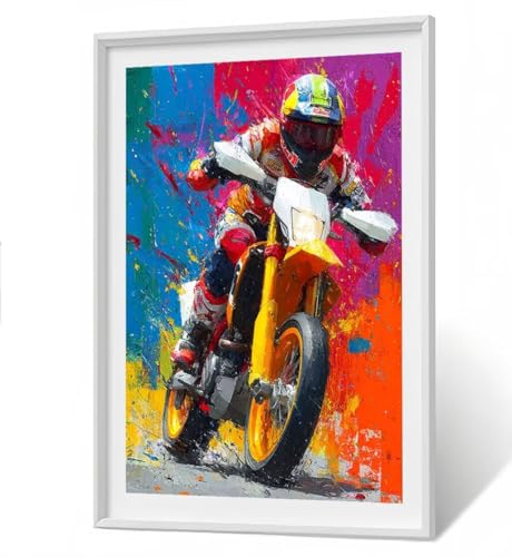 Diamond Painting Motorrad Diamond Painting Erwachsene Groß XXL 50 x 70 cm Abstrakt Full drill Daiment Malerei Erwachsene, 5D Diamant Art Mosaic Stickerei Bastelset Geschenk für Home Decor ZBSF243 Diamond Painting Motorrad Diamond Painting Erwachsene Groß XXL 50 x 70 cm Abstrakt Full drill Daiment Malerei Erwachsene, 5D Diamant Art Mosaic Stickerei Bastelset Geschenk für Home Decor ZBSF243 von ZHANGBINGSHENDIAN