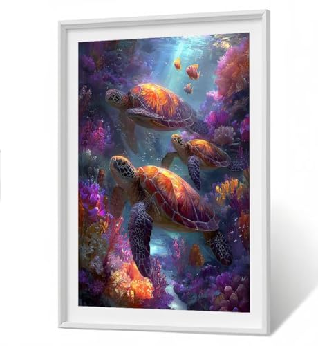 Tier Diamond Painting Erwachsene Groß XXL - Meeresschildkröten 5D Full Drill Diamant Painting Bilder, DIY Mosaic Bastelset für Kinder und Erwachsene, Diamant Malerei Home Decor 80x100 cm ZBSF247 Tier Diamond Painting Erwachsene Groß XXL - Meeresschildkröten 5D Full Drill Diamant Painting Bilder, DIY Mosaic Bastelset für Kinder und Erwachsene, Diamant Malerei Home Decor 80x100 cm ZBSF247 von ZHANGBINGSHENDIAN