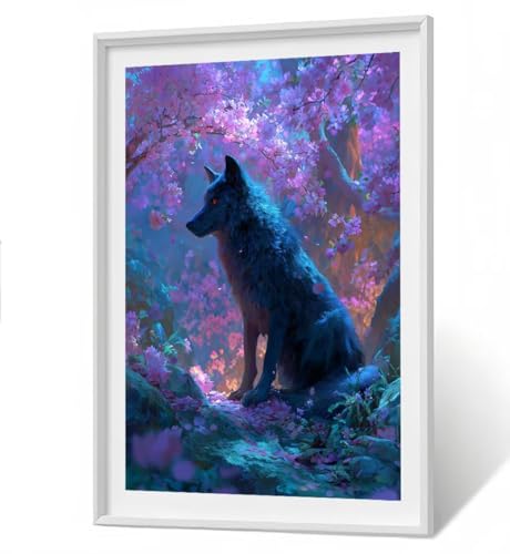 Tier Diamond Painting Erwachsene Groß XXL - Wolf 5D Full Drill Diamant Painting Bilder, DIY Mosaic Bastelset für Kinder und Erwachsene, Diamant Malerei Stickerei Home Decor 80x100 cm ZBSF297 Tier Diamond Painting Erwachsene Groß XXL - Wolf 5D Full Drill Diamant Painting Bilder, DIY Mosaic Bastelset für Kinder und Erwachsene, Diamant Malerei Stickerei Home Decor 80x100 cm ZBSF297 von ZHANGBINGSHENDIAN