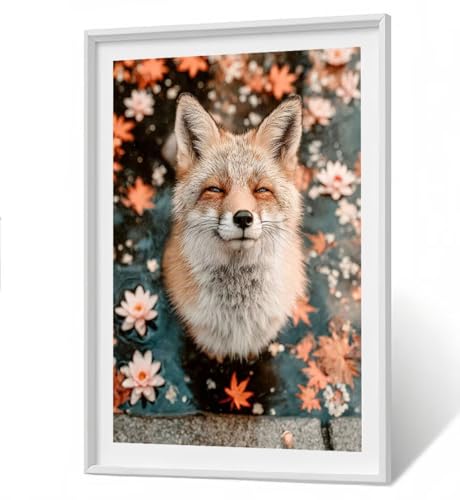 Tier Diamond Painting Kit Groß XXL 60x80 cm, 5D DlY Fuchs Diamant Painting Bilder Kinder Full drill Daiments Malerei Erwachsene, Diamond Art Mosaic Stickerei Bastelset Geschenk Wand Dekor ZBSF382 Tier Diamond Painting Kit Groß XXL 60x80 cm, 5D DlY Fuchs Diamant Painting Bilder Kinder Full drill Daiments Malerei Erwachsene, Diamond Art Mosaic Stickerei Bastelset Geschenk Wand Dekor ZBSF382 von ZHANGBINGSHENDIAN