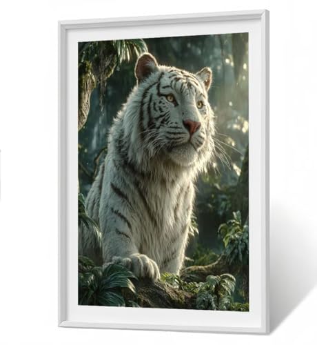 Tier Diamond Painting Kit Groß XXL 80x100 cm, 5D DlY Tiger Diamant Painting Bilder Kinder Full drill Daiments Malerei Erwachsene, Diamond Art Mosaic Stickerei Bastelset Geschenk Wand Dekor ZBSF272 Tier Diamond Painting Kit Groß XXL 80x100 cm, 5D DlY Tiger Diamant Painting Bilder Kinder Full drill Daiments Malerei Erwachsene, Diamond Art Mosaic Stickerei Bastelset Geschenk Wand Dekor ZBSF272 von ZHANGBINGSHENDIAN