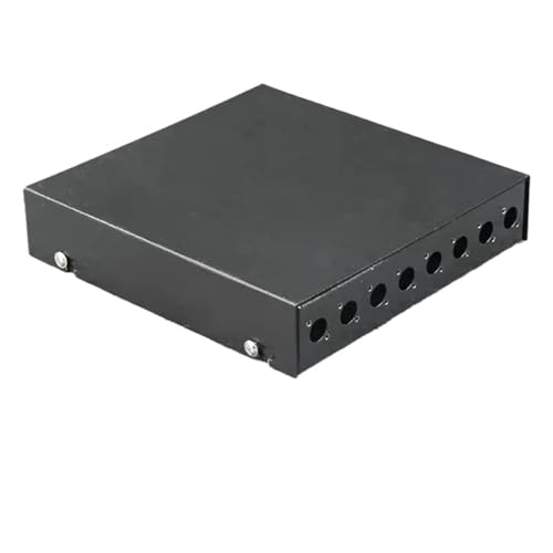 2 Stück 8 Port LWL Terminals Mini Leerkasten voll ausgestattet FC SC LC ST 4/8 Kerne Adapter Pigtail Anschlussdose (Blau) von ZHANGGH