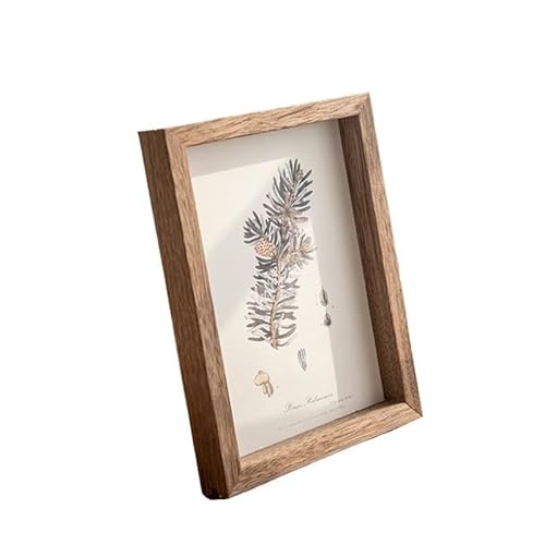 ZHAOQIN Bilderrahmen Holz Foto Rahmen Bilderrahmen Wand Foto Shadow Box Trockenen Blume Halter Desktop Ornament(S2 Photo Frame,5in (8.9x12.7cm)) von ZHAOQIN
