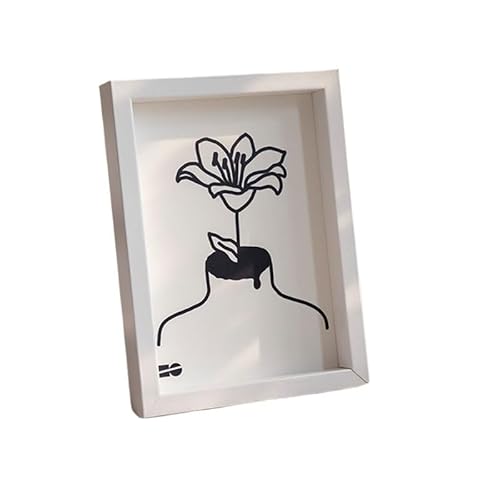 ZHAOQIN Bilderrahmen Holz Foto Rahmen Bilderrahmen Wand Foto Shadow Box Trockenen Blume Halter Desktop Ornament(S4 Photo Frame,6in (10.2x15.2cm)) von ZHAOQIN