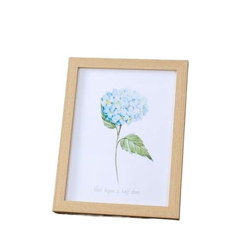 ZHAOQIN Bilderrahmen Holz-Fotorahmen for Aufhängen an der Wand, A4-Bilderrahmen, Ständer for Bilder, Foto-Dekor, Erinnerungsgeschenk, 6 Zoll, 8 Zoll, 10 Zoll(Brown,10inch) von ZHAOQIN