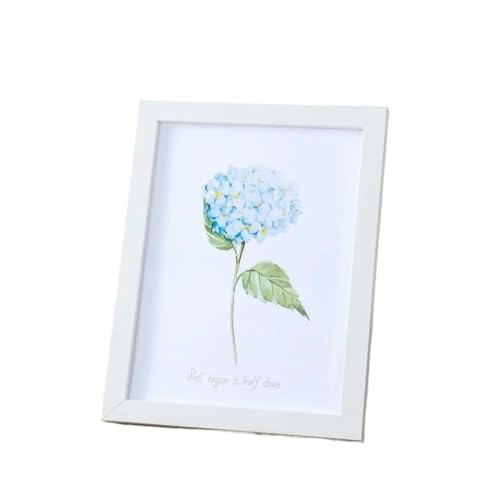 ZHAOQIN Bilderrahmen Holz-Fotorahmen for Aufhängen an der Wand, A4-Bilderrahmen, Ständer for Bilder, Foto-Dekor, Erinnerungsgeschenk, 6 Zoll, 8 Zoll, 10 Zoll(White,10inch) von ZHAOQIN