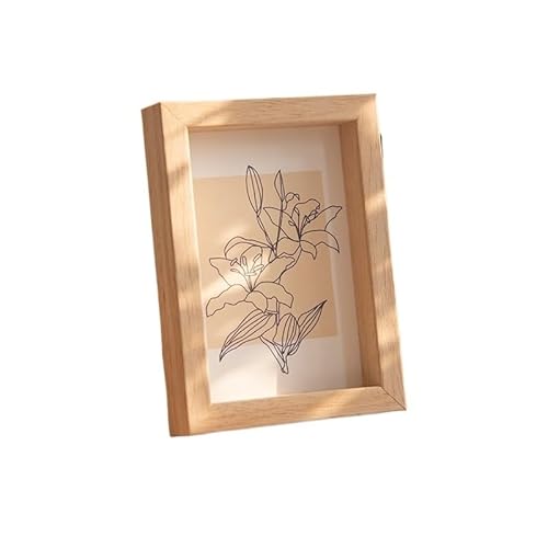 ZHAOQIN Bilderrahmen Ins Holz Bilderrahmen Quadratischer Bilderrahmen Wand Wandbehang Fotohalter Schattenbox Desktop Ornament Box Bilderrahmen(S1 Photo Frame,8in (15.2x20.3cm)) von ZHAOQIN