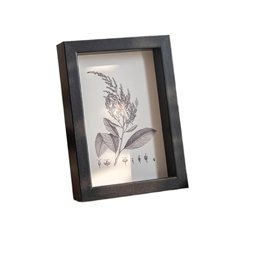 ZHAOQIN Bilderrahmen Ins Holz Bilderrahmen Quadratischer Bilderrahmen Wand Wandbehang Fotohalter Schattenbox Desktop Ornament Box Bilderrahmen(S5 Photo Frame,7in (12.7x17.8cm)) von ZHAOQIN