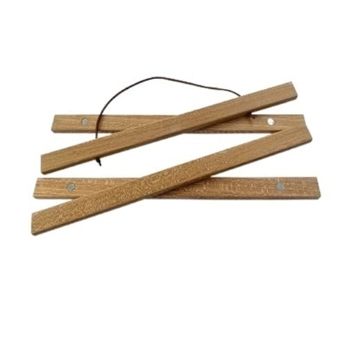 ZHAOQIN Bilderrahmen Magnetischer Poster-Aufhänger-Rahmen, Teak-Holz-Aufhänger-Rahmen, natürliche Malerei, Bilderrahmen, Leinwand, Wand, Kunst, Handwerk, Rahmen, Kunst-Aufhänger(Teak Wood,80cm) von ZHAOQIN