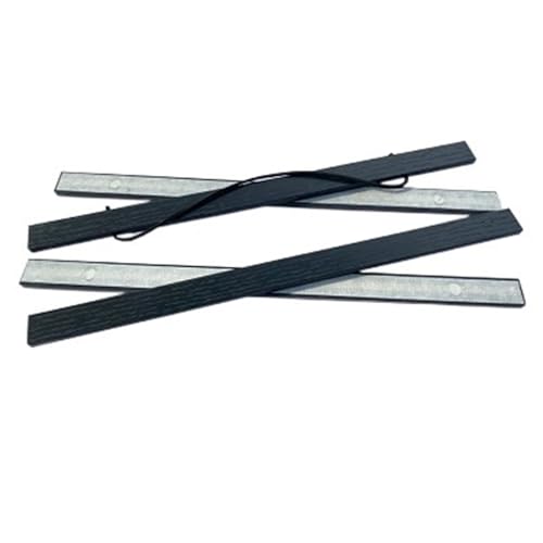 ZHAOQIN Bilderrahmen Natürlicher magnetischer Holzrahmen Poster Aufhänger Fotorahmen Poster und Drucke Weißes Holz Wandbehang Wandmalerei Home Room Decor(Black MDF Hanger,70cm Long) von ZHAOQIN