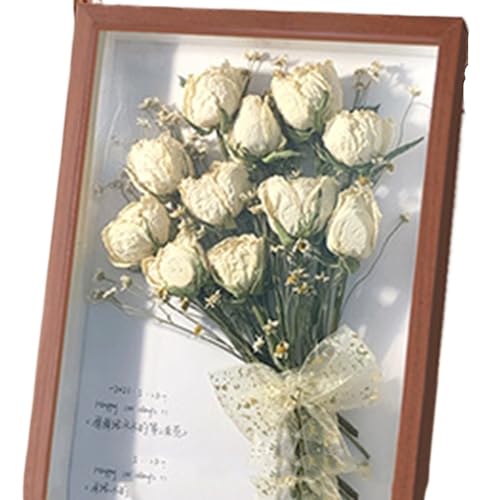 ZHAOQIN Bilderrahmen Tiefe 5 cm DIY Holz-Fotorahmen for die Anzeige dreidimensionaler Werke Holz-Bilderrahmen Foto-Dekor(Coffee,10inch 20.3x25.3 cm) von ZHAOQIN