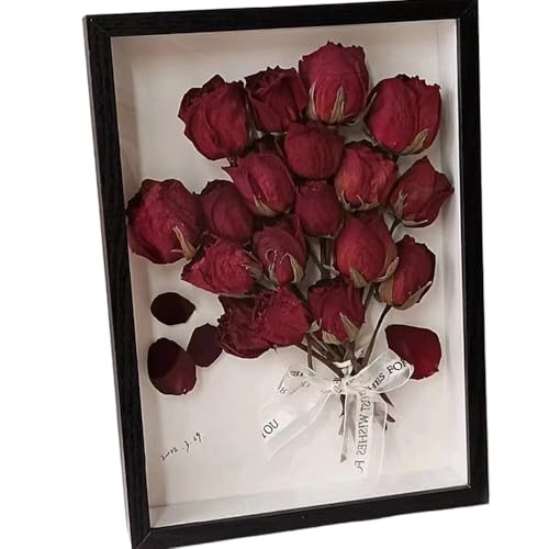 ZHAOQIN Bilderrahmen Tiefe 5 cm DIY Holz-Fotorahmen for die Anzeige dreidimensionaler Werke Holz-Bilderrahmen Foto-Dekor(Noir,10inch 20.3x25.3 cm) von ZHAOQIN