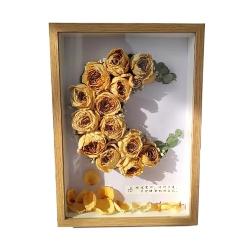 ZHAOQIN Bilderrahmen Tiefe 5 cm DIY Holz-Fotorahmen for die Anzeige dreidimensionaler Werke Holz-Bilderrahmen Foto-Dekor(Wood Color,10inch 20.3x25.3 cm) von ZHAOQIN