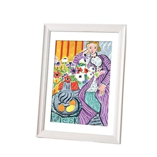 ZHAOQIN Bilderrahmen Vintage Holz Foto Rahmen Wand Hängen Klassische A4 Bild Rahmen Foto Display Home Decor Geschenk(1) von ZHAOQIN