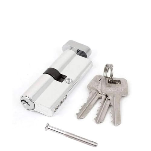 ZHAOQIN TüRschloss Türschlosszylinder, Drehknopfzylinder, Türschloss, Anti-Pick, 83 mm, mit 3 Schlüsseln, Möbelschlösser, Schlüssel von ZHAOQIN