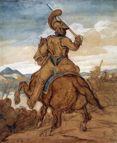 ZHAOSHAN Bekannt Kunst Poster Leinwand Tier Bild Karabinier Oder Kürassier Zu Pferd, Aquarell-gouache-lavierung Von Theodore Gericault klassischer Kunstdruck für Office Home Decor 60x90cm ZHAOSHAN Bekannt Kunst Poster Leinwand Tier Bild Karabinier Oder Kürassier Zu Pferd, Aquarell-gouache-lavierung Von Theodore Gericault klassischer Kunstdruck für Office Home Decor 60x90cm von ZHAOSHAN