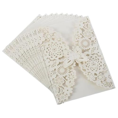 Hochzeitskarte 10 Stück/Packung mit 3D-Einladungskarten mit Schmetterlingen, Blumen, Hochzeitskarten, Debüt-Einladungen, Geburtstagsparty-Karten, 12,7 x 17,8 cm, Größe 5R Hochzeitseinladungskarten(Bei Hochzeitskarte 10 Stück/Packung mit 3D-Einladungskarten mit Schmetterlingen, Blumen, Hochzeitskarten, Debüt-Einladungen, Geburtstagsparty-Karten, 12,7 x 17,8 cm, Größe 5R Hochzeitseinladungskarten(Bei von ZHAOYUQI