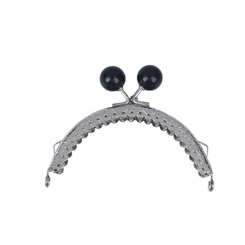 Metall Taschenrahmen Bonbonfarbener Metall-Geldbörsenrahmen, Kussverschluss, Vintage-Tasche, Hardware, Tasche, Kussverschluss, Verschluss, Taschenverschlüsse, DIY-Handwerk Metall GeldböRse Rahmen(Noir Metall Taschenrahmen Bonbonfarbener Metall-Geldbörsenrahmen, Kussverschluss, Vintage-Tasche, Hardware, Tasche, Kussverschluss, Verschluss, Taschenverschlüsse, DIY-Handwerk Metall GeldböRse Rahmen(Noir von ZHAOYUQI
