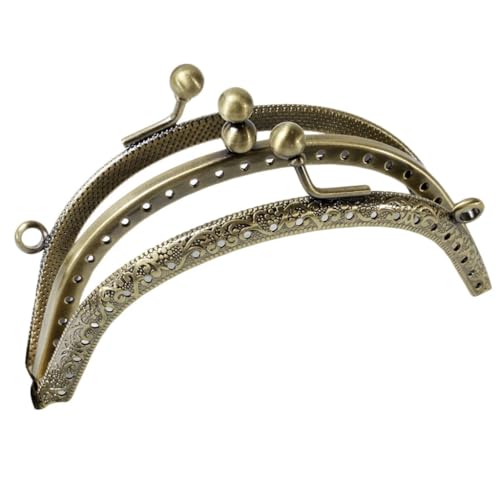 Metall Taschenrahmen Einnähen von Geldbörsen-Taschenrahmen-Verschlussgriff, Metallperlen-Verschlussverschluss for DIY-Clutch-Taschen-Handtaschen- und Geldbörsenherstellung Metall GeldböRse Rahmen Metall Taschenrahmen Einnähen von Geldbörsen-Taschenrahmen-Verschlussgriff, Metallperlen-Verschlussverschluss for DIY-Clutch-Taschen-Handtaschen- und Geldbörsenherstellung Metall GeldböRse Rahmen von ZHAOYUQI
