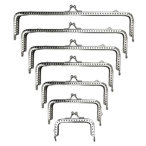Metall Taschenrahmen Geldbörse Verschluss Rahmen Tasche Kuss Verschluss Verschluss Vintage Metall Geldbörse Rahmen for DIY Handwerk Geldbörse Tasche Herstellung Metall GeldböRse Rahmen(6.5cm-) von ZHAOYUQI