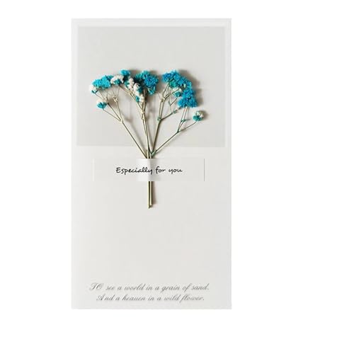 ZHAOYUQI Hochzeitskarte 2 Stück Grußkarten Trockenblumen, Briefumschläge, Glückwunschkarten, Hochzeitseinladungen Hochzeitseinladungskarten ZHAOYUQI Hochzeitskarte 2 Stück Grußkarten Trockenblumen, Briefumschläge, Glückwunschkarten, Hochzeitseinladungen Hochzeitseinladungskarten von ZHAOYUQI