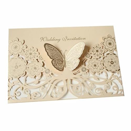 ZHAOYUQI Hochzeitskarte 3 stück Hochzeit Dekorationen Schmetterling Einladungen Karten Kits for Hochzeit Braut Papier Karte Hochzeitseinladungskarten ZHAOYUQI Hochzeitskarte 3 stück Hochzeit Dekorationen Schmetterling Einladungen Karten Kits for Hochzeit Braut Papier Karte Hochzeitseinladungskarten von ZHAOYUQI