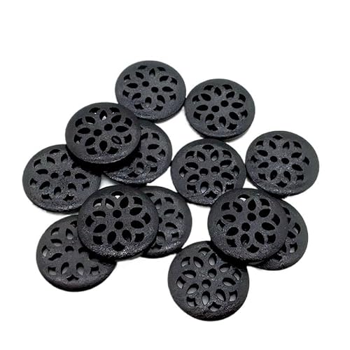 ZHAOYUQI KnöPfe 30 Stück 25 mm ausgehöhlte Blumen-Holzknöpfe for Kleidung, Nähzubehör, Holzhandwerk, DIY, Scrapbooking, Heimdekoration Buttons ZHAOYUQI KnöPfe 30 Stück 25 mm ausgehöhlte Blumen-Holzknöpfe for Kleidung, Nähzubehör, Holzhandwerk, DIY, Scrapbooking, Heimdekoration Buttons von ZHAOYUQI