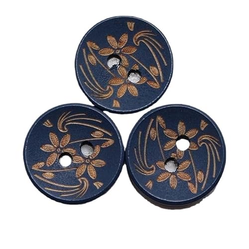 ZHAOYUQI KnöPfe 50 Pcs Holz Nähen Knöpfe Scrapbooking Zwei Löcher Blume 15mm Dia Buttons ZHAOYUQI KnöPfe 50 Pcs Holz Nähen Knöpfe Scrapbooking Zwei Löcher Blume 15mm Dia Buttons von ZHAOYUQI
