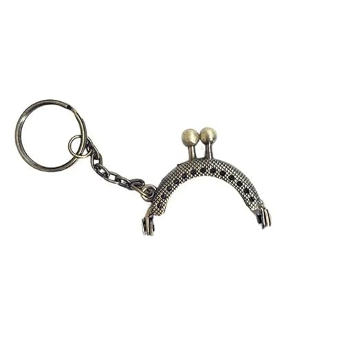 ZHAOYUQI Metall Taschenrahmen Metall-Geldbörsen-Rahmen, Kuss-Verschluss, Geldbörsen-Verschluss-Rahmen for die Herstellung von DIY-Handtaschen Metall GeldböRse Rahmen(Bronze) von ZHAOYUQI