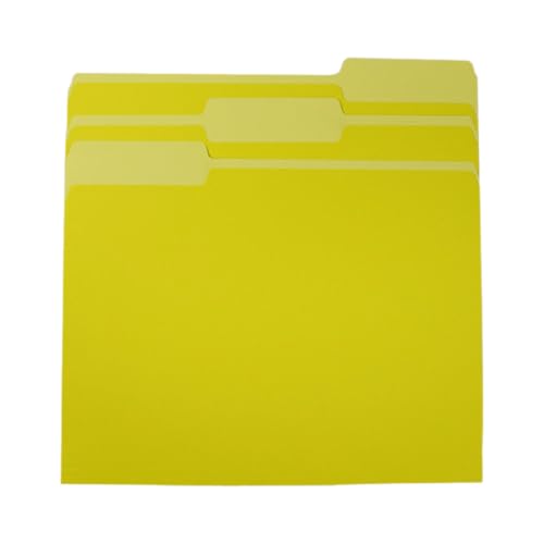 ZHAPEG 100 Blatt/Box Manilas Aktenordner Briefgröße Papier Dokumentenmappe Manilas Ordner für Drucke Zeichnungen Organisation von ZHAPEG