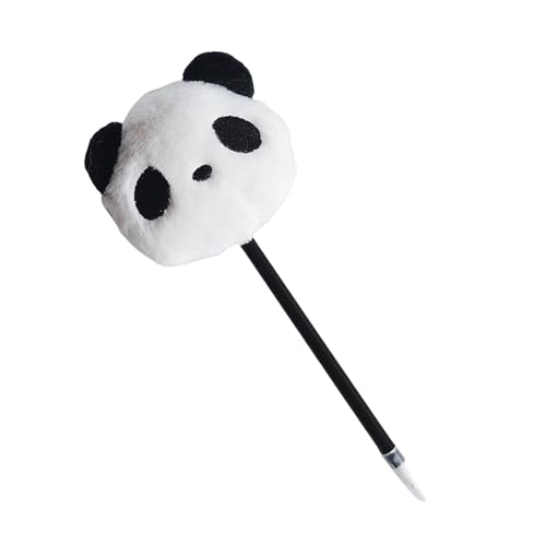 ZHAPEG 4 x Cartoon-Panda-Kugelschreiber, lustiger Tier-Kugelschreiber, Weihnachtsstrumpffüller für Schüler, Kinder, Spielbelohnung von ZHAPEG