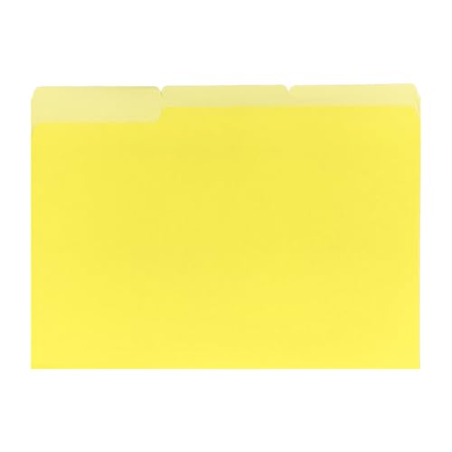ZHAPEG Bunte Papiermappen, seitlich geschnittene Aktenhüllen für Dateien, Berichte, Projekte, Präsentationen, 100 Stück von ZHAPEG