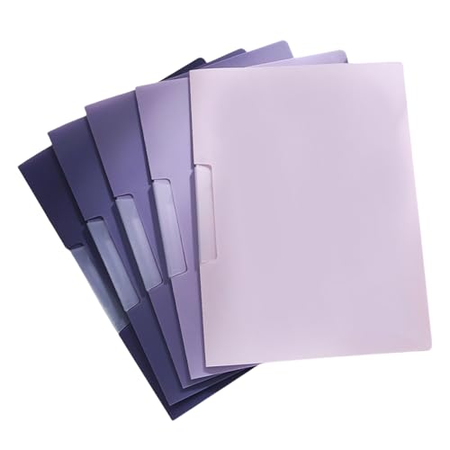 ZHAPEG Dokumentenhüllen mit drehbarer Klemme, Dokumententestpapier, Organizer in Briefgröße, für 30 Blatt für Büro, 5 Stück ZHAPEG Dokumentenhüllen mit drehbarer Klemme, Dokumententestpapier, Organizer in Briefgröße, für 30 Blatt für Büro, 5 Stück von ZHAPEG