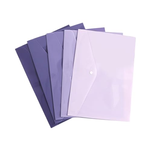 ZHAPEG Dokumententasche mit großer Kapazität, Knopfverschluss, Dokumententasche in Briefgröße, wasserabweisend, Dokumententasche von ZHAPEG