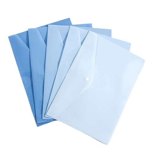 ZHAPEG Dokumententasche mit großer Kapazität, Knopfverschluss, Dokumententasche in Briefgröße, wasserabweisend, Dokumententasche von ZHAPEG