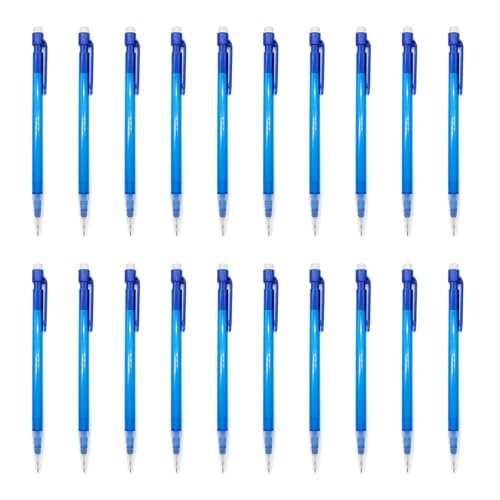 ZHAPEG Druckbleistift mit kleinem Radiergummi, 0,7 mm, für Schreiben, Zeichnen, Skizzieren, 20 Stück von ZHAPEG
