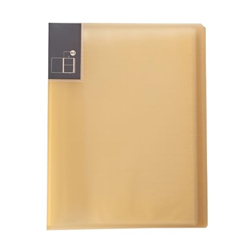 ZHAPEG Ein 4 Papier-Organizer, Präsentationsbuch mit transparenten Hüllen, praktischer Ordner, Taschenbuch, Ordner für Dokumente, Kinder, Kunstwerke von ZHAPEG