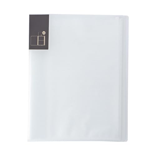 ZHAPEG Ein 4 Papier-Organizer, Präsentationsbuch mit transparenten Hüllen, praktischer Ordner, Taschenbuch, Ordner für Dokumente, Kinder, Kunstwerke von ZHAPEG