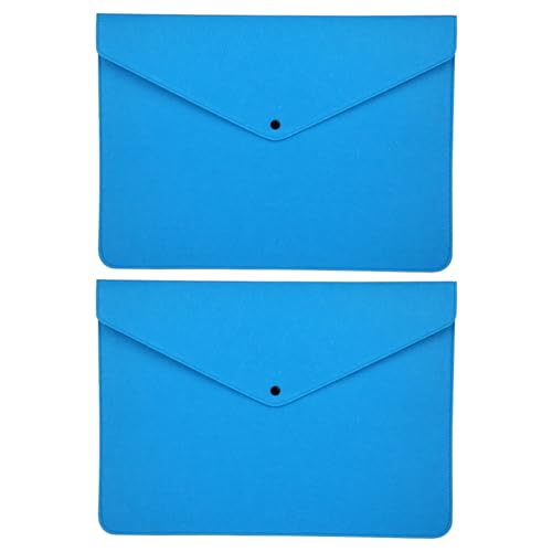ZHAPEG Filz-Dokumententaschen, Fächermappe, Dokumententaschen, Dokumenten-Organizer, Tasche, Dokumententasche für Büro, Schule, 2 Stück von ZHAPEG
