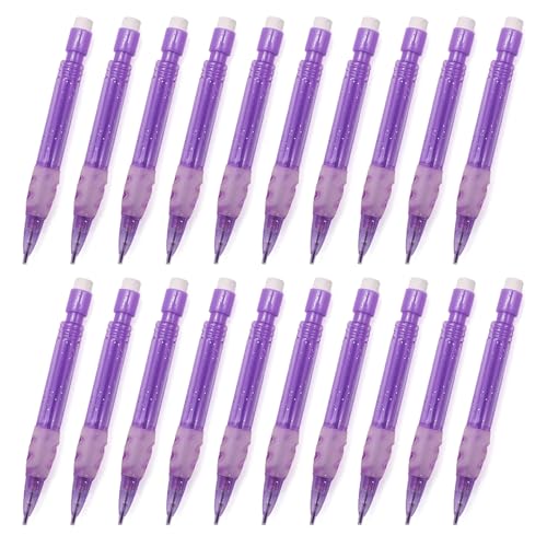 ZHAPEG Kleine Druckbleistifte, 0,7 mm, kurz, automatisch, mit kleinem Radiergummi, zum Schreiben, Zeichnen, Skizzieren, 20 Stück ZHAPEG Kleine Druckbleistifte, 0,7 mm, kurz, automatisch, mit kleinem Radiergummi, zum Schreiben, Zeichnen, Skizzieren, 20 Stück von ZHAPEG