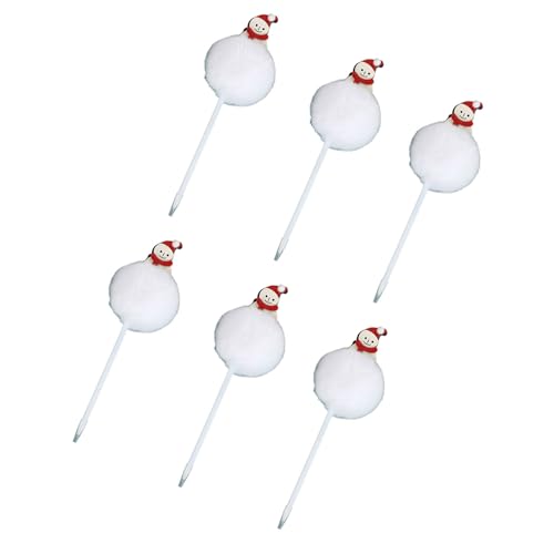ZHAPEG Kugelschreiber, 6 Stück, Weihnachts-Kugelschreiber, dekorativer Stift, 0,7 mm, Schreibstift, Cartoon-Stift, Schreibwarenstift für Studenten, Lehrer ZHAPEG Kugelschreiber, 6 Stück, Weihnachts-Kugelschreiber, dekorativer Stift, 0,7 mm, Schreibstift, Cartoon-Stift, Schreibwarenstift für Studenten, Lehrer von ZHAPEG