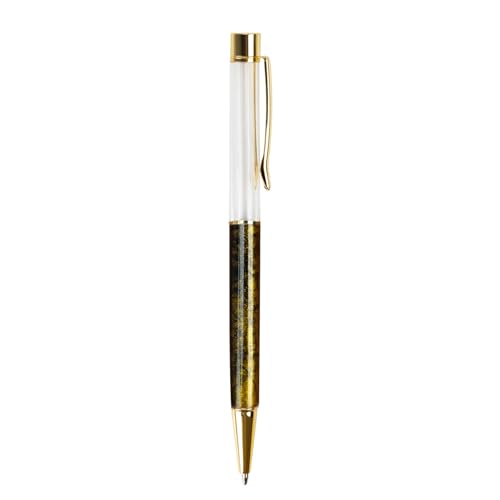 ZHAPEG Kugelschreiber mit Metallstift, Clip, Büro, Signierstift, Drehbewegung, 1,0 mm Spitze, reibungsloses Schreiben, für Frauen und Mädchen, 6 Stück von ZHAPEG
