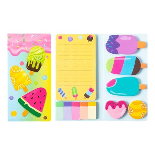ZHAPEG Notizpapier, 800 Blatt, Haftnotizen, Cartoon-Notizpapier, selbstklebendes Notizpapier, Haftnotizen, Lesezeichen, Lesezeichen, für Büro, Schule von ZHAPEG