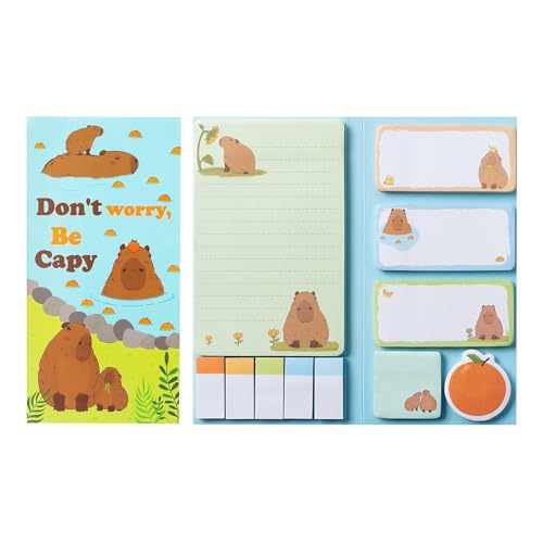 ZHAPEG Notizpapier, 800 Blatt, Haftnotizen, Cartoon-Notizpapier, selbstklebendes Notizpapier, Haftnotizen, Lesezeichen, Lesezeichen, für Büro, Schule von ZHAPEG
