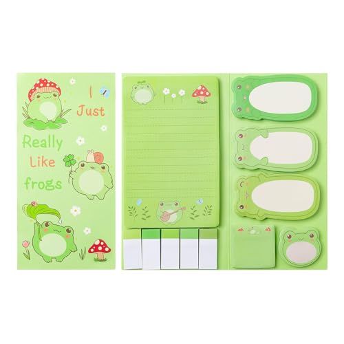 ZHAPEG Notizpapier, 800 Blatt, Haftnotizen, Cartoon-Notizpapier, selbstklebendes Notizpapier, Haftnotizen, Lesezeichen, Lesezeichen, für Büro, Schule von ZHAPEG