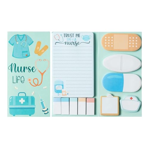 ZHAPEG Notizpapier, 800 Blatt, Haftnotizen, Cartoon-Notizpapier, selbstklebendes Notizpapier, Haftnotizen, Lesezeichen, Lesezeichen, für Büro, Schule von ZHAPEG