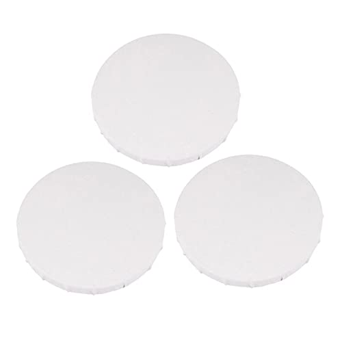 ZHCHAO 3 Stück runde Künstler-Leinwandrahmen leere Maltafeln Mini-Ölgemäldebrett DIY Zeichenzubehör von ZHCHAO